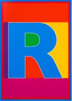 Dazzle Letter R by Sir Peter Blake